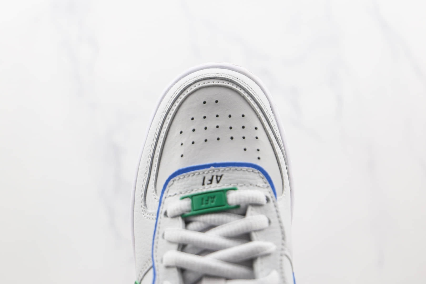 耐克Nike Air Force 1 Shadow纯原版本低帮空军一号马卡龙白绿蓝色板鞋原盒原标 货号:CI0919-004
