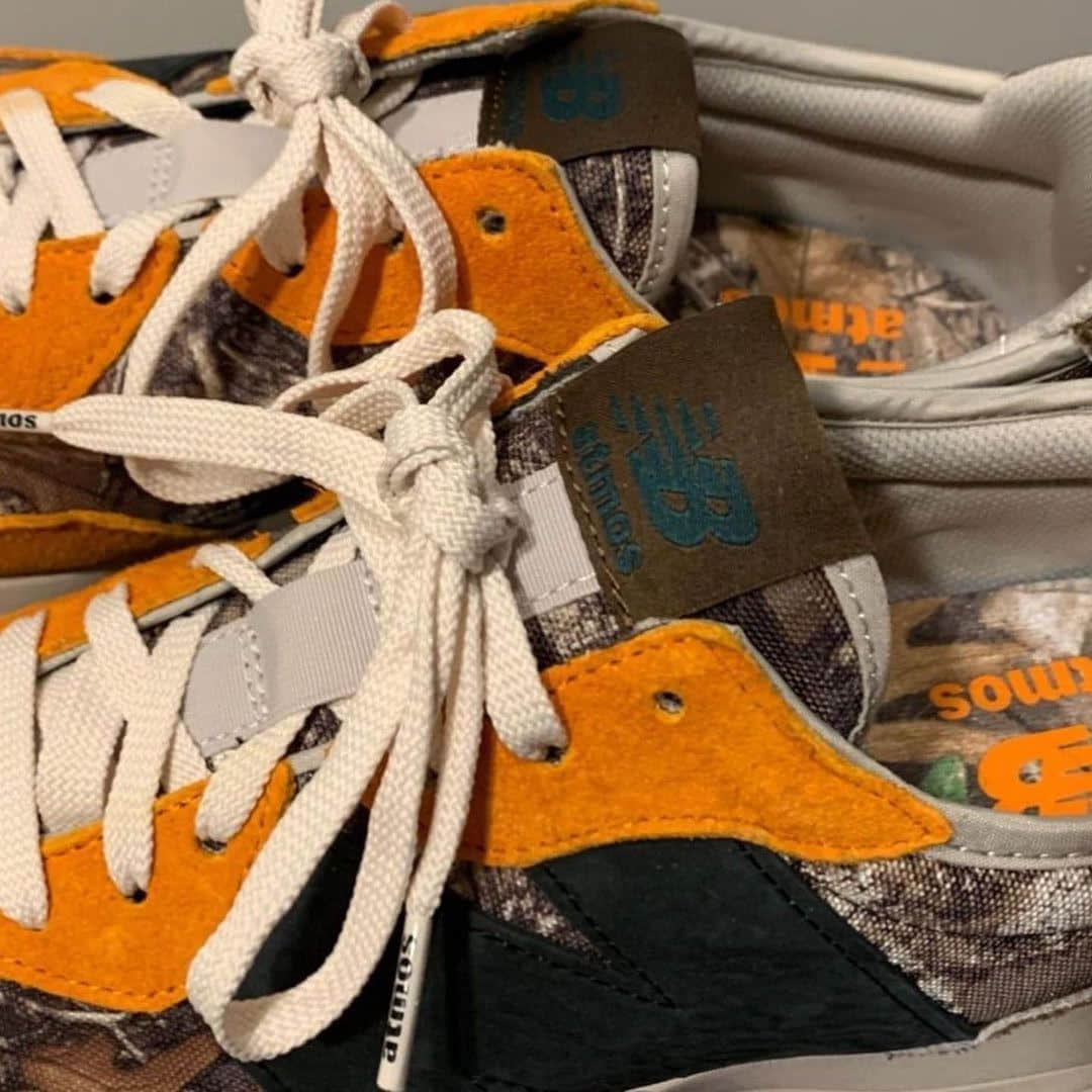 吸睛迷彩细节!全新atmos x NB327首度曝光!