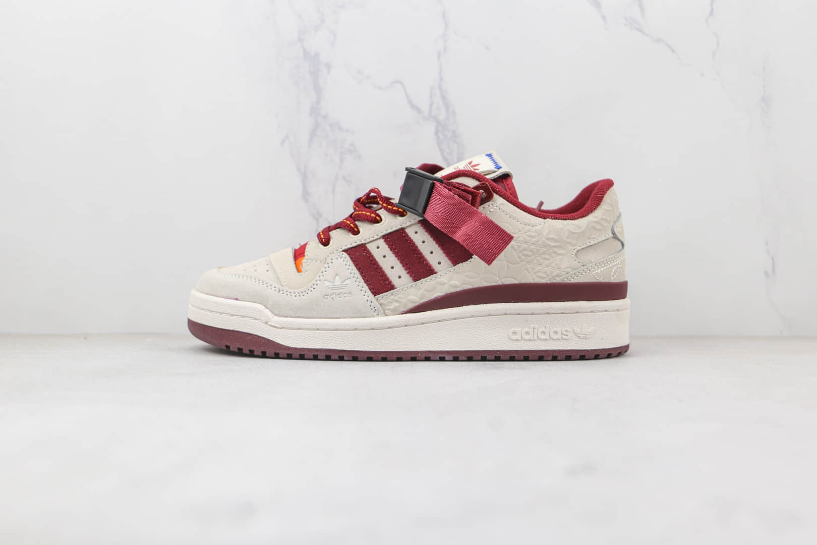 纯原版本阿迪达斯Forum84白酒红色板鞋出货