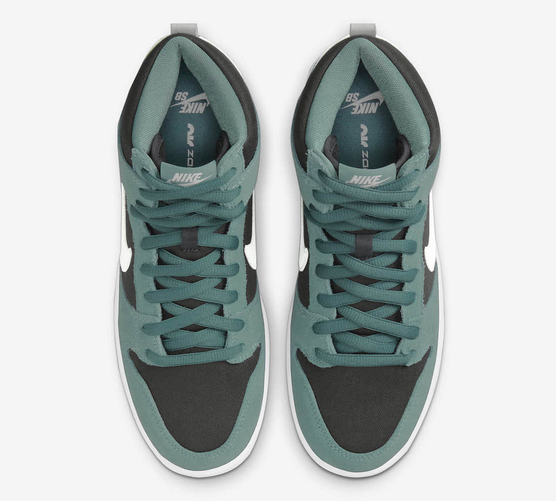 黑绿配色!全新Nike SB Dunk Hi官图释出! 货号:DQ3757-300