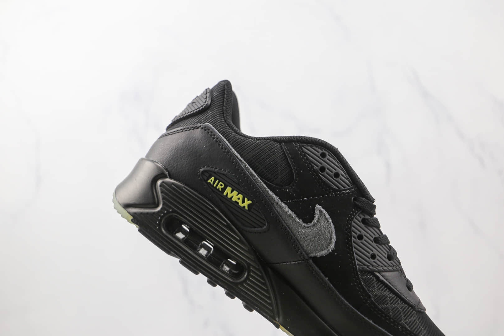 耐克Nike Air Max 90纯原版本黑武士蜘蛛网Max90气垫鞋原档案数据开发 货号:DC3892-001