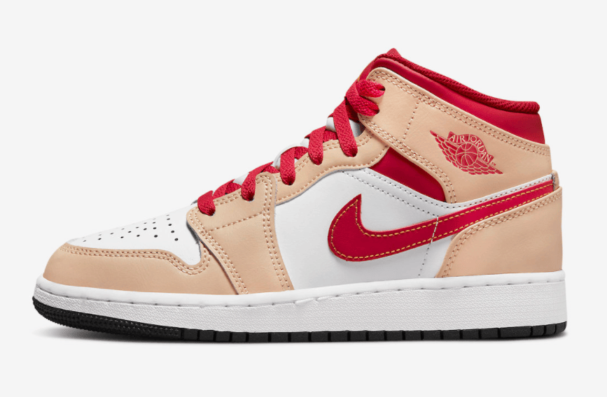 中帮AJ1又有新配色!看起来挺适合过年! 货号:554724-201