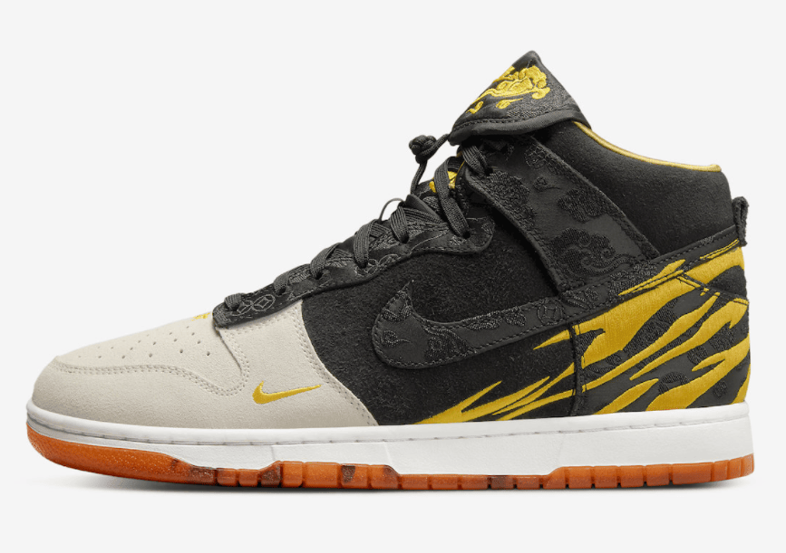 虎年主题!耐克这双高帮Dunk细节满满太用心! 货号:DQ4978-001