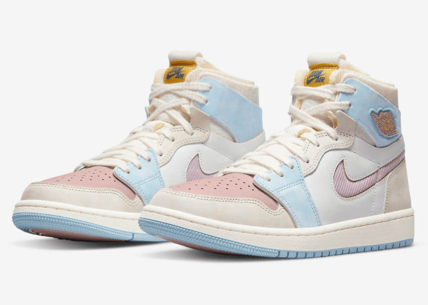 马卡龙装扮!这双AJ1超甜美! 货号:DQ5092-651