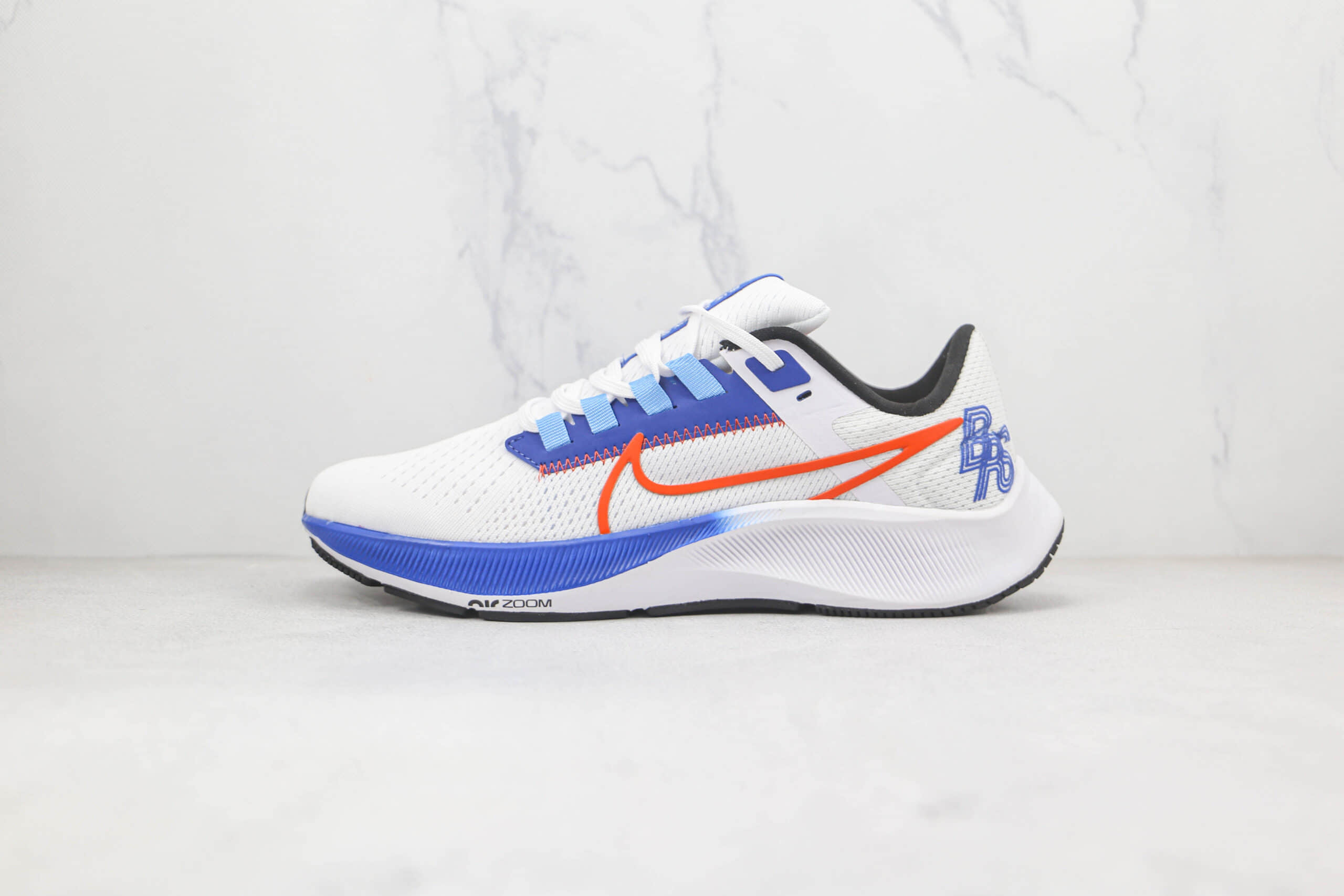 DQ8575-100 耐克Nike Air Zoom Pegasus 38纯原版本登月38代白蓝橙色慢跑鞋原楦头纸板打造 货号:DQ8575-100