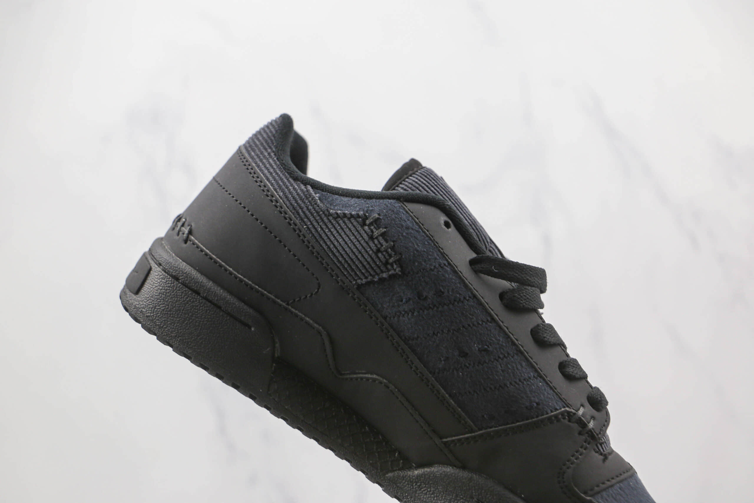 阿迪达斯Adidas Originals Forum 84 Low Karoro x Melting Sadness联名款纯原版本黑色Forum84复古板鞋原楦头纸板打造 货号:GW8726