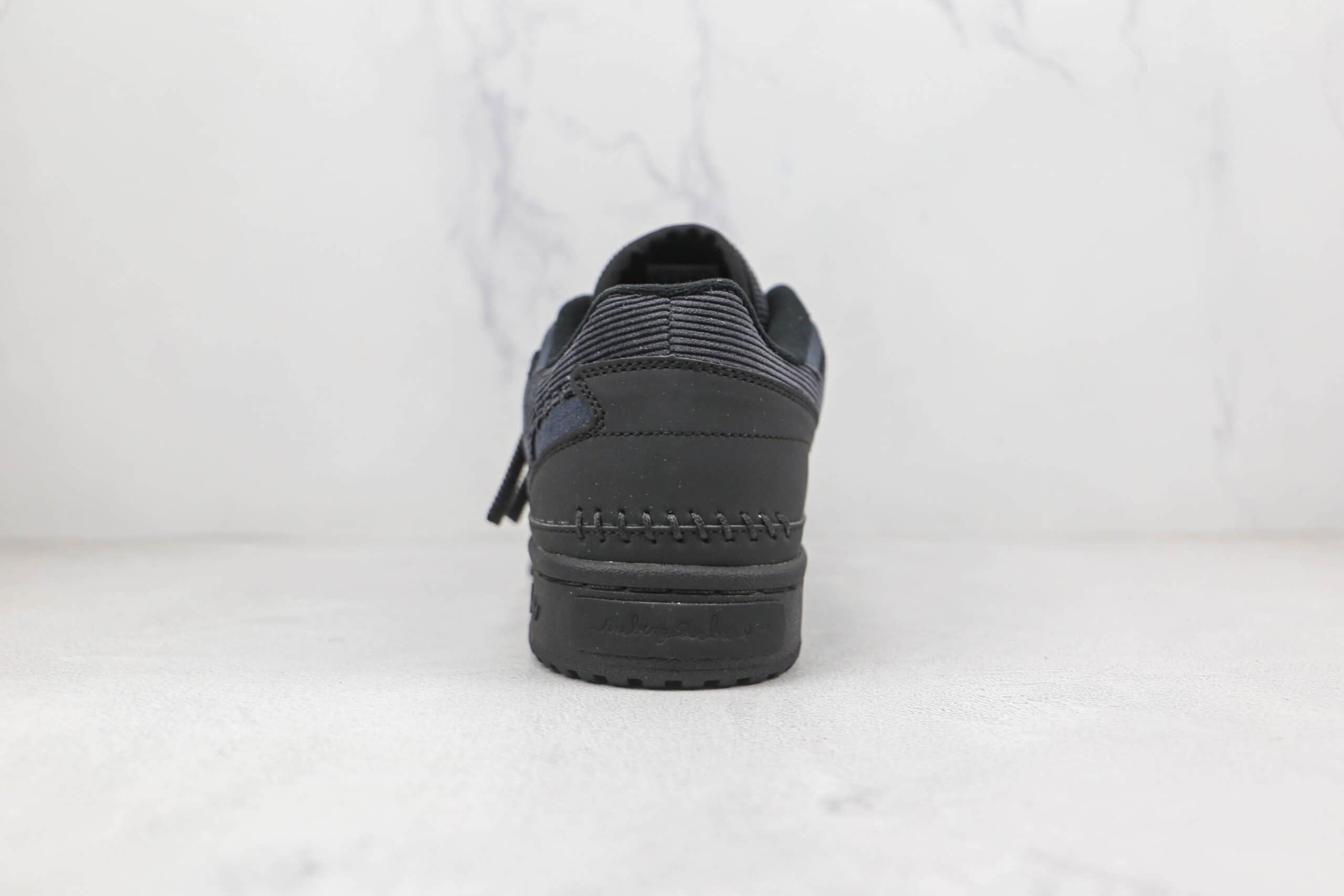 阿迪达斯Adidas Originals Forum 84 Low Karoro x Melting Sadness联名款纯原版本黑色Forum84复古板鞋原楦头纸板打造 货号:GW8726