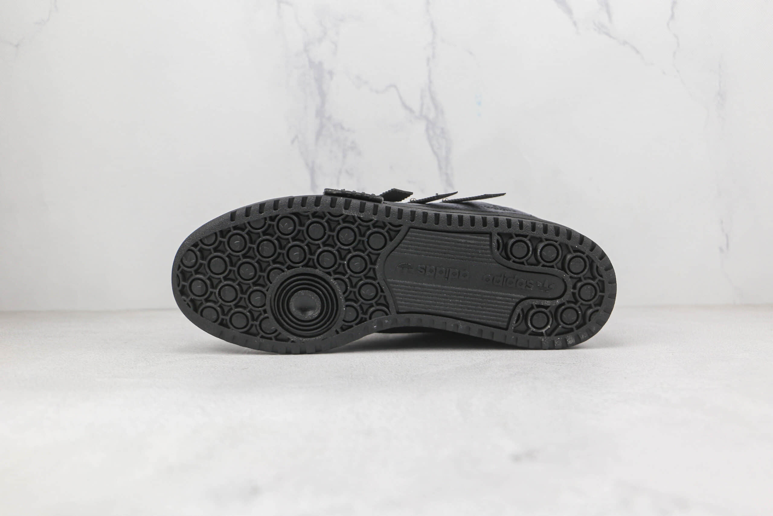 阿迪达斯Adidas Originals Forum 84 Low Karoro x Melting Sadness联名款纯原版本黑色Forum84复古板鞋原楦头纸板打造 货号:GW8726