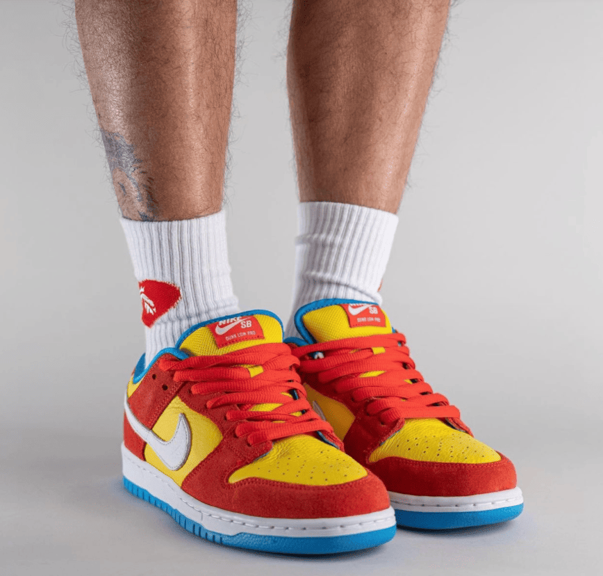 全新Nike SB Dunk“辛普森”上脚美照释出! 货号:BQ6817-602