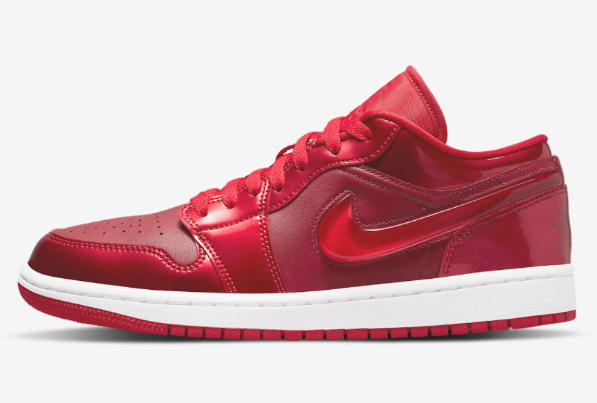 果冻质感Swoosh!这双“红石榴”AJ1太夺眼球! 货号:DH5893-600