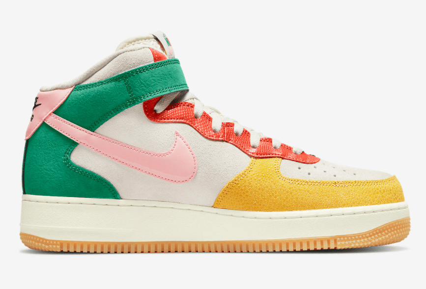 春日活力气息!中帮AF1新配色即将发售! 货号:DR0158-100