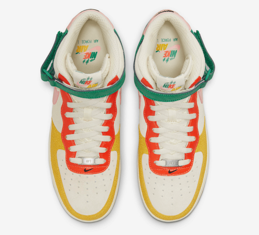 春日活力气息!中帮AF1新配色即将发售! 货号:DR0158-100