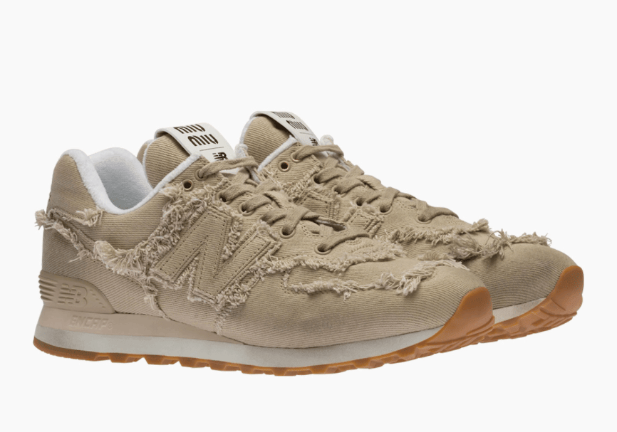 复古做旧毛边!全新 Miu Miu x NB574现已发售!