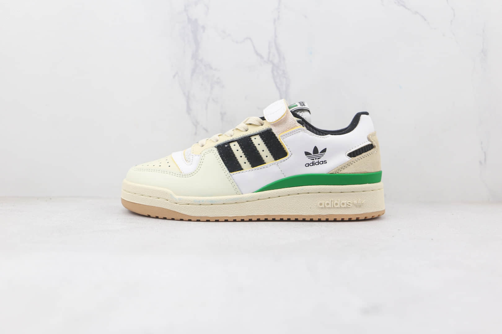 阿迪达斯adidas originals Forum 84 low纯原版本白绿凯尔特人复古板鞋原档案数据开发 货号:GX9058