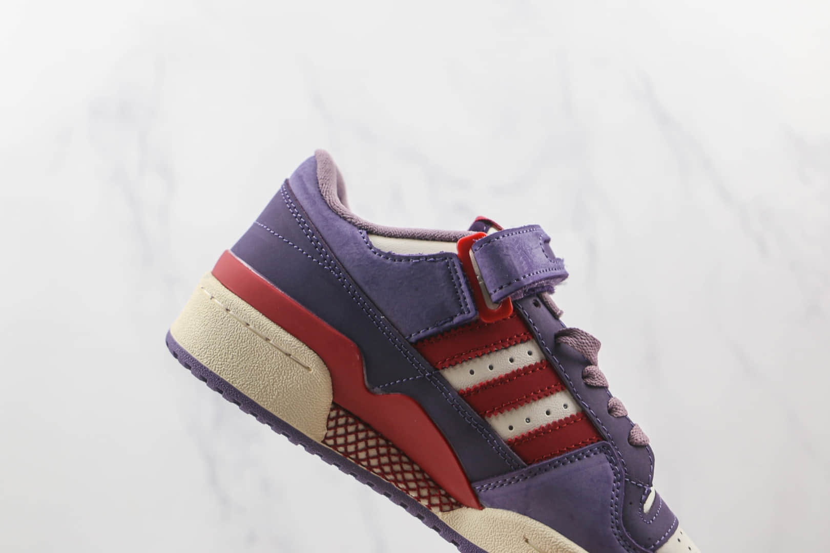 阿迪达斯Adidas originals Forum 84 low纯原版本三叶草Forum84树莓紫魔术贴板鞋原档案数据开发 货号:GX4540