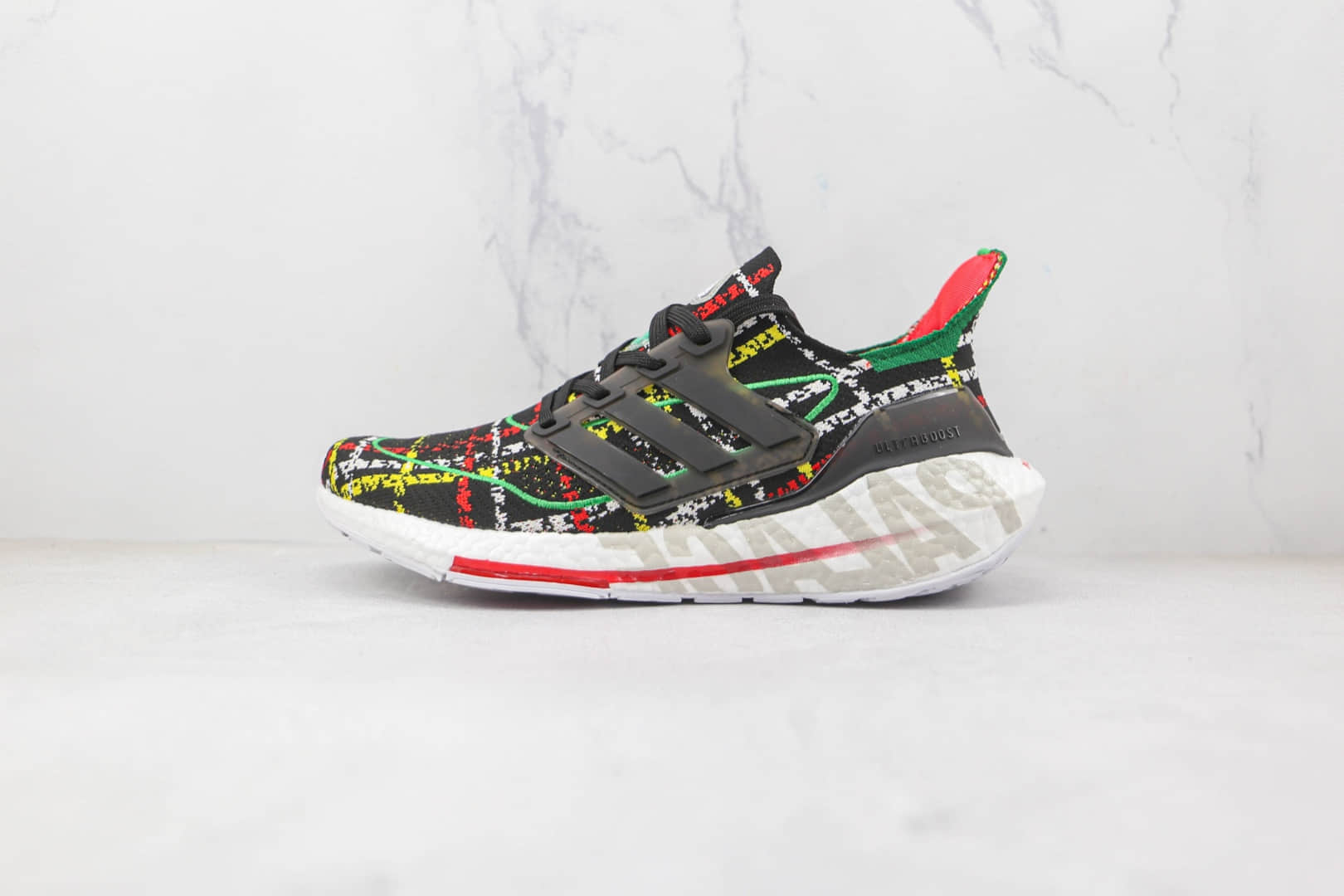 阿迪达斯Adidas ultra boost 2021纯原版本彩色印花UB7.0爆米花跑鞋原档案数据开发 货号:GY5555