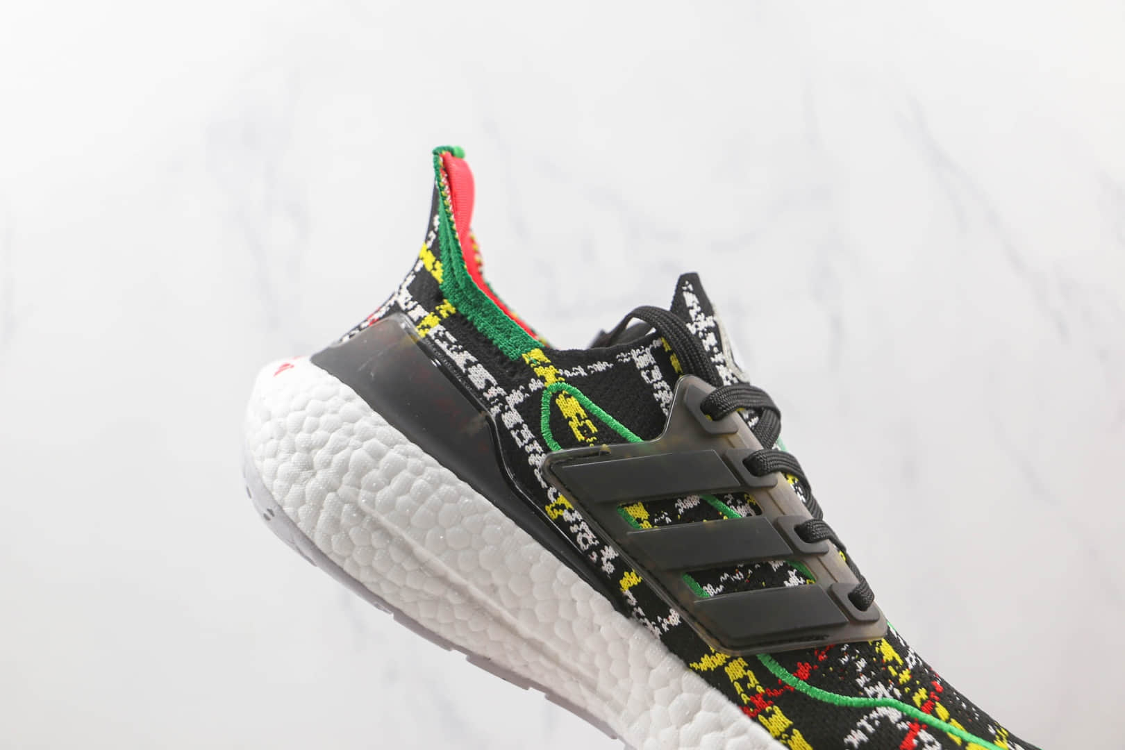 阿迪达斯Adidas ultra boost 2021纯原版本彩色印花UB7.0爆米花跑鞋原档案数据开发 货号:GY5555