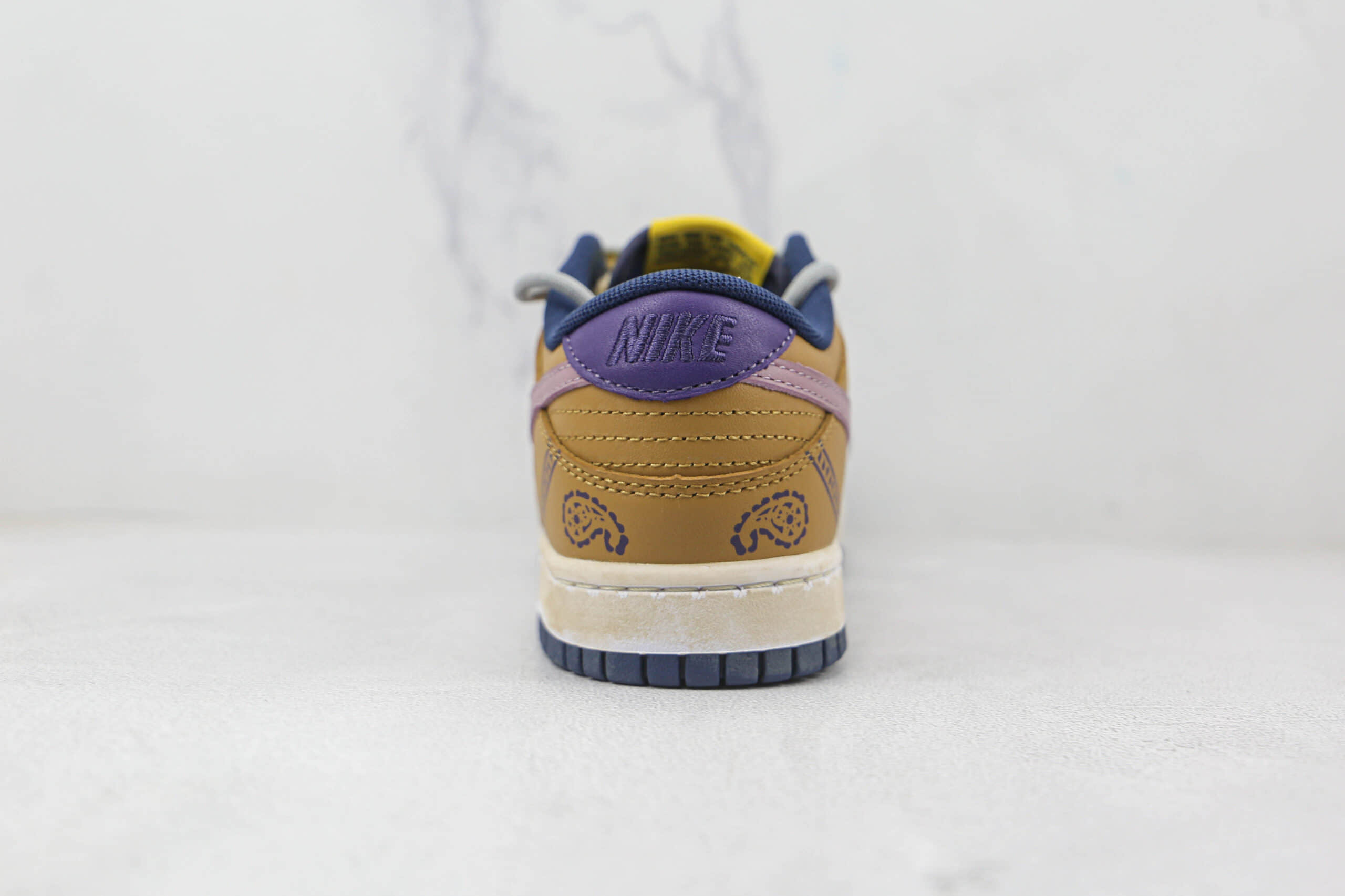 耐克Nike Dunk Low Retro纯原版本低帮DUNK紫棕拼接腰果花配色板鞋原楦头纸板打造 货号:DD1391-700