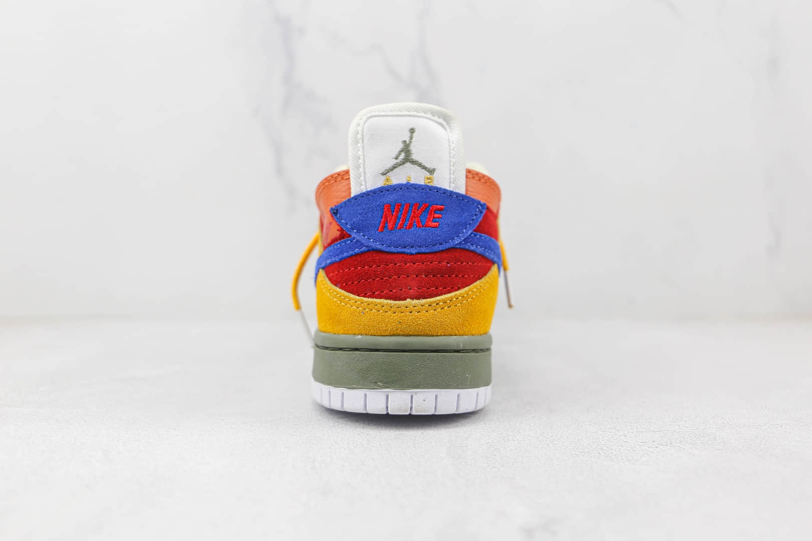 耐克Nike SB Dunk HIGH PRO纯原版本低帮SB DUNK断钩黄绿色板鞋原楦头纸板打造 货号:313170-341