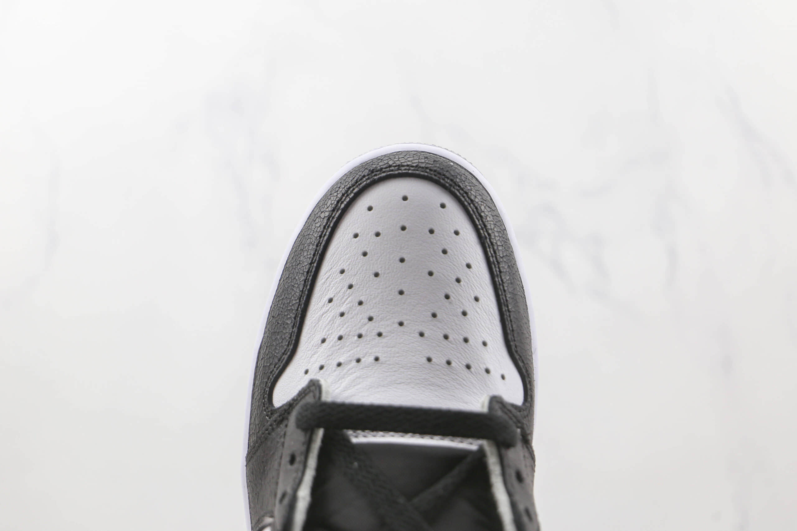 乔丹Air Jordan 1 high纯原版本高帮AJ1白灰色板鞋原楦头纸板打造原盒原标 货号:555065-108