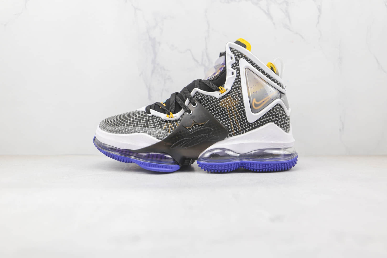 耐克Nike LEBRON XIX EP LR纯原版本詹姆斯19代黑蓝色实战篮球鞋支持实战 货号:DC9340-002