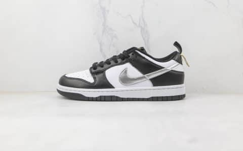 耐克Nike Court Borough Low 2 SE1纯原版本低帮白黑银色学院风格板鞋原楦头纸板打造 货号:DH9764-001
