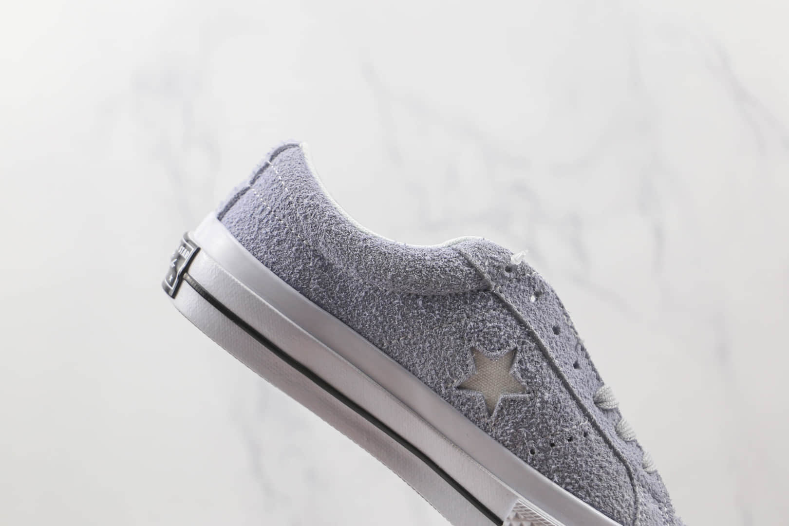 匡威Converse One Star公司级版本一星雾霾紫灰麂皮硫化板鞋原楦头纸板打造原盒原标