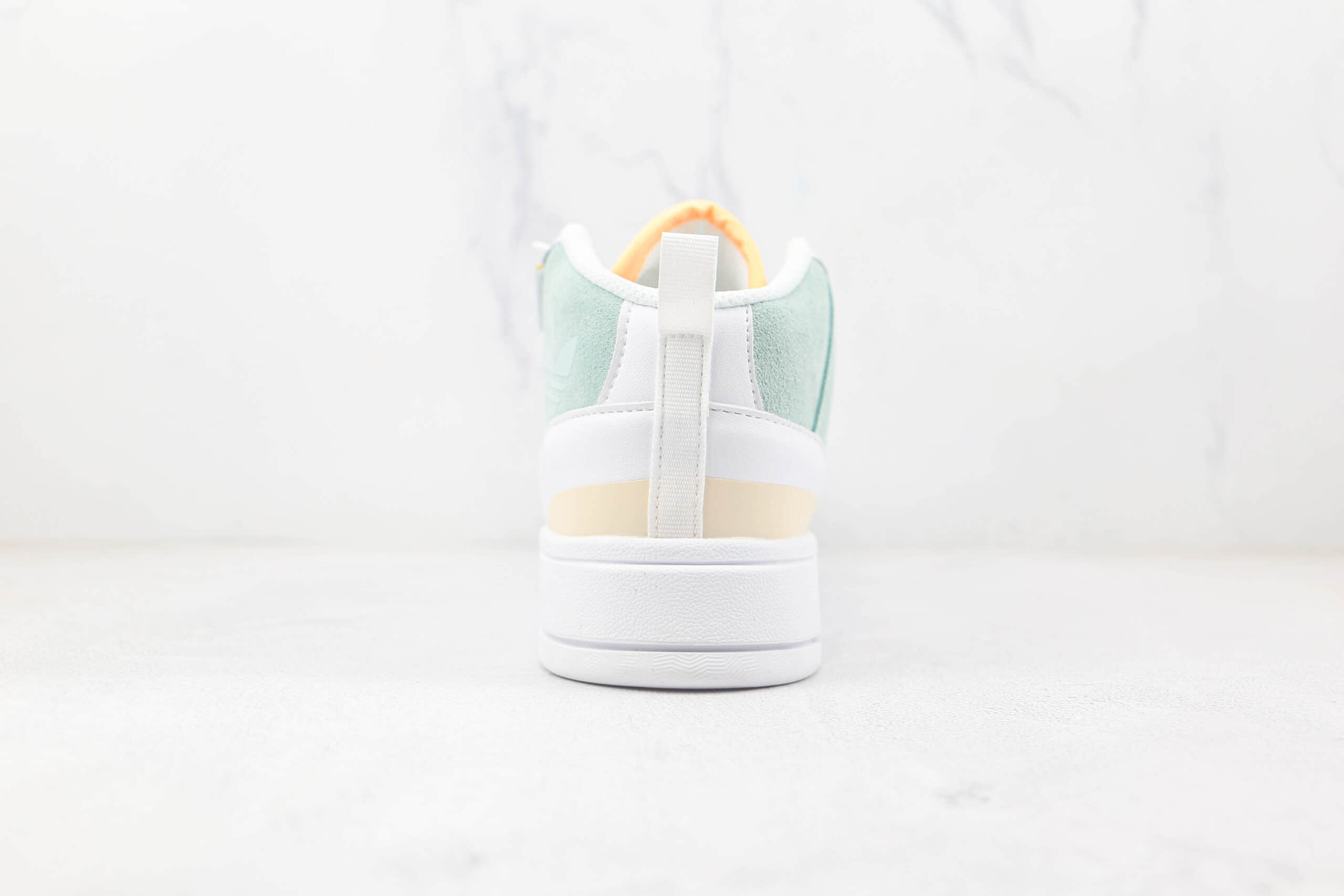 阿迪达斯adidas Originals Post UP纯原版本三叶草高帮白绿紫POST板鞋原楦头纸板打造 货号:H00223