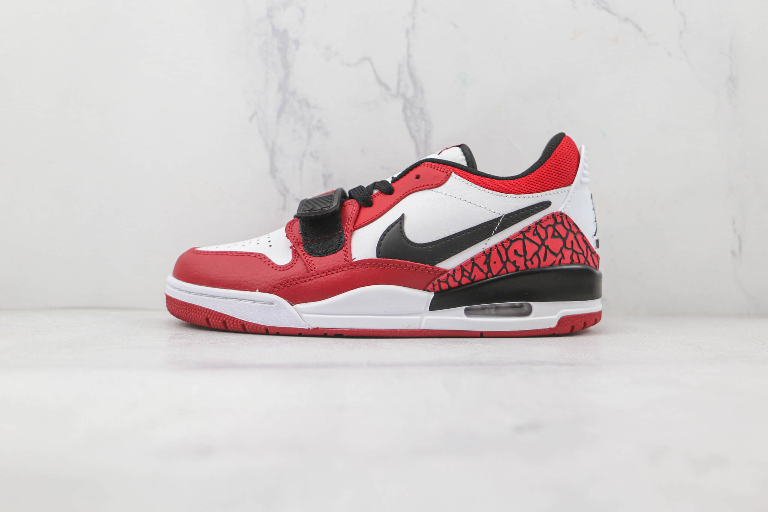 乔丹Air Jordan Legacy 312纯原版本低帮AJ312黑红爆裂纹板鞋原档案数据开发 货号:CD7069-116