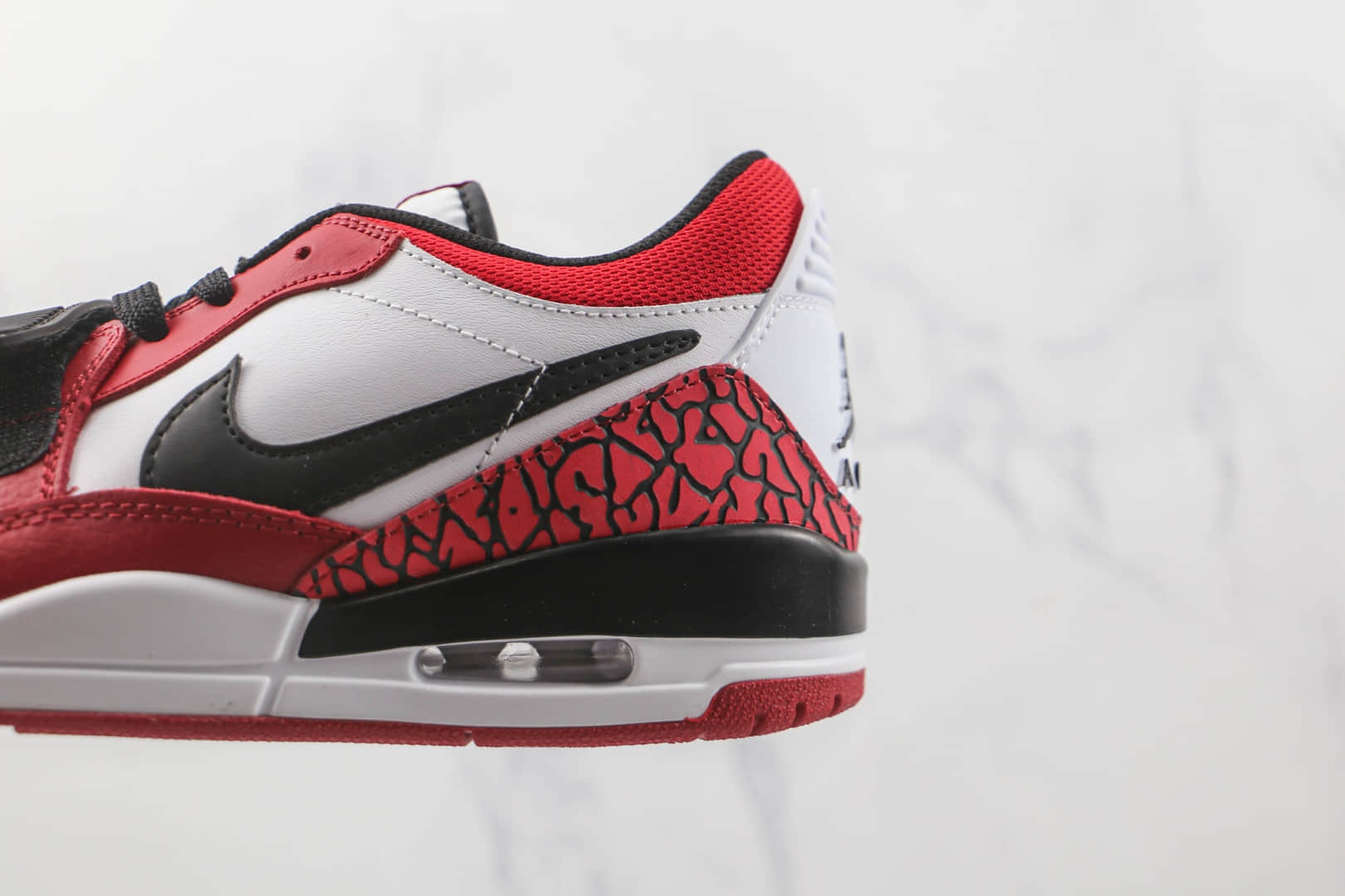 乔丹Air Jordan Legacy 312纯原版本低帮AJ312黑红爆裂纹板鞋原档案数据开发 货号:CD7069-116