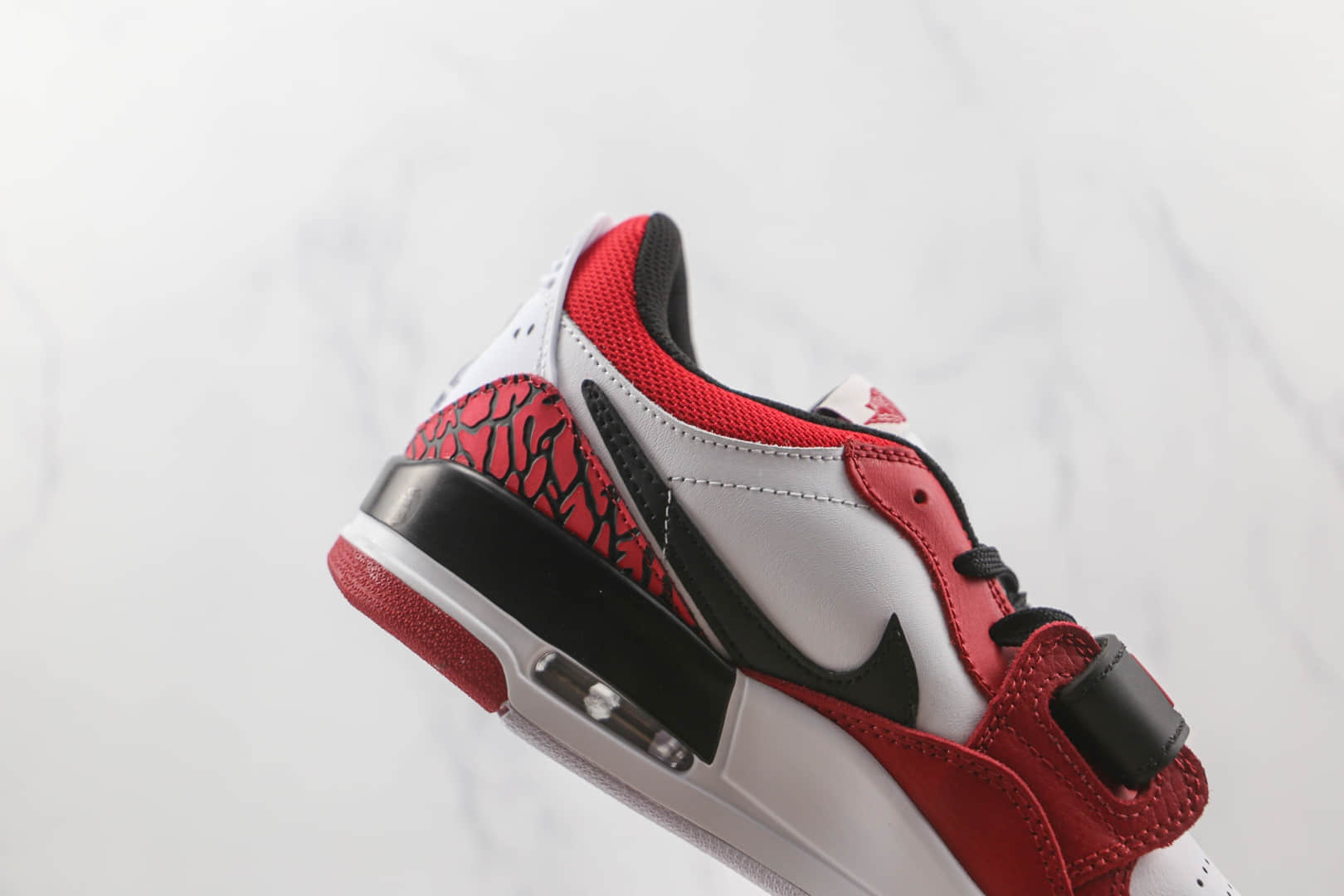 乔丹Air Jordan Legacy 312纯原版本低帮AJ312黑红爆裂纹板鞋原档案数据开发 货号:CD7069-116