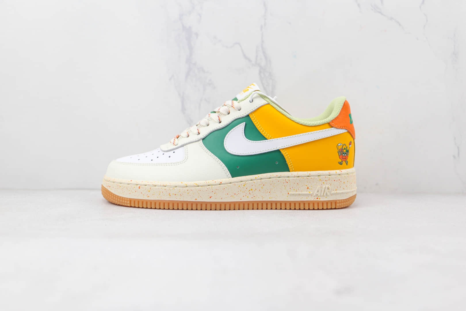 耐克Nike Air Force 1’07 Low纯原版本低帮空军一号米黄色果汁板鞋内置气垫 货号:DQ5085-111