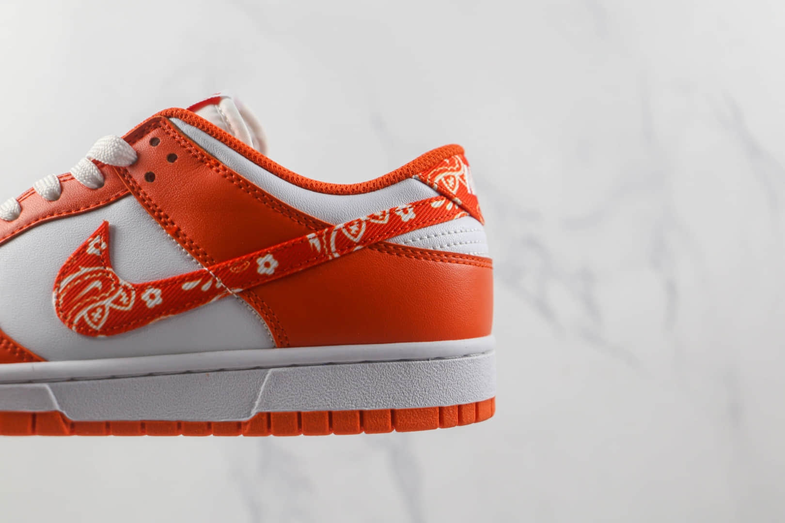 耐克Nike Dunk Low Orange Paisley纯原版本低帮DUNK橙色佩斯利腰果花印花钩板鞋内置气垫 货号:DH4401-103