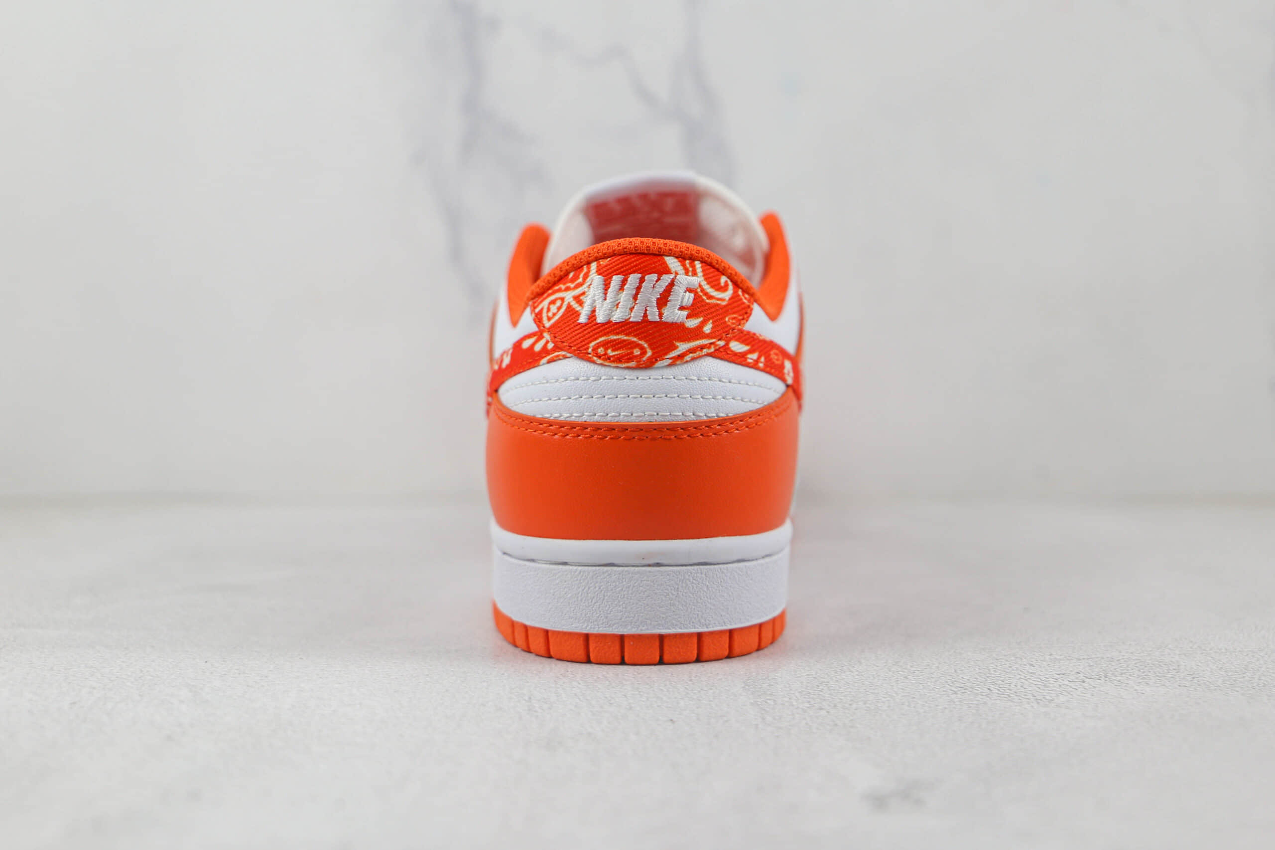 耐克Nike Dunk Low Orange Paisley纯原版本低帮DUNK橙色佩斯利腰果花印花钩板鞋内置气垫 货号:DH4401-103