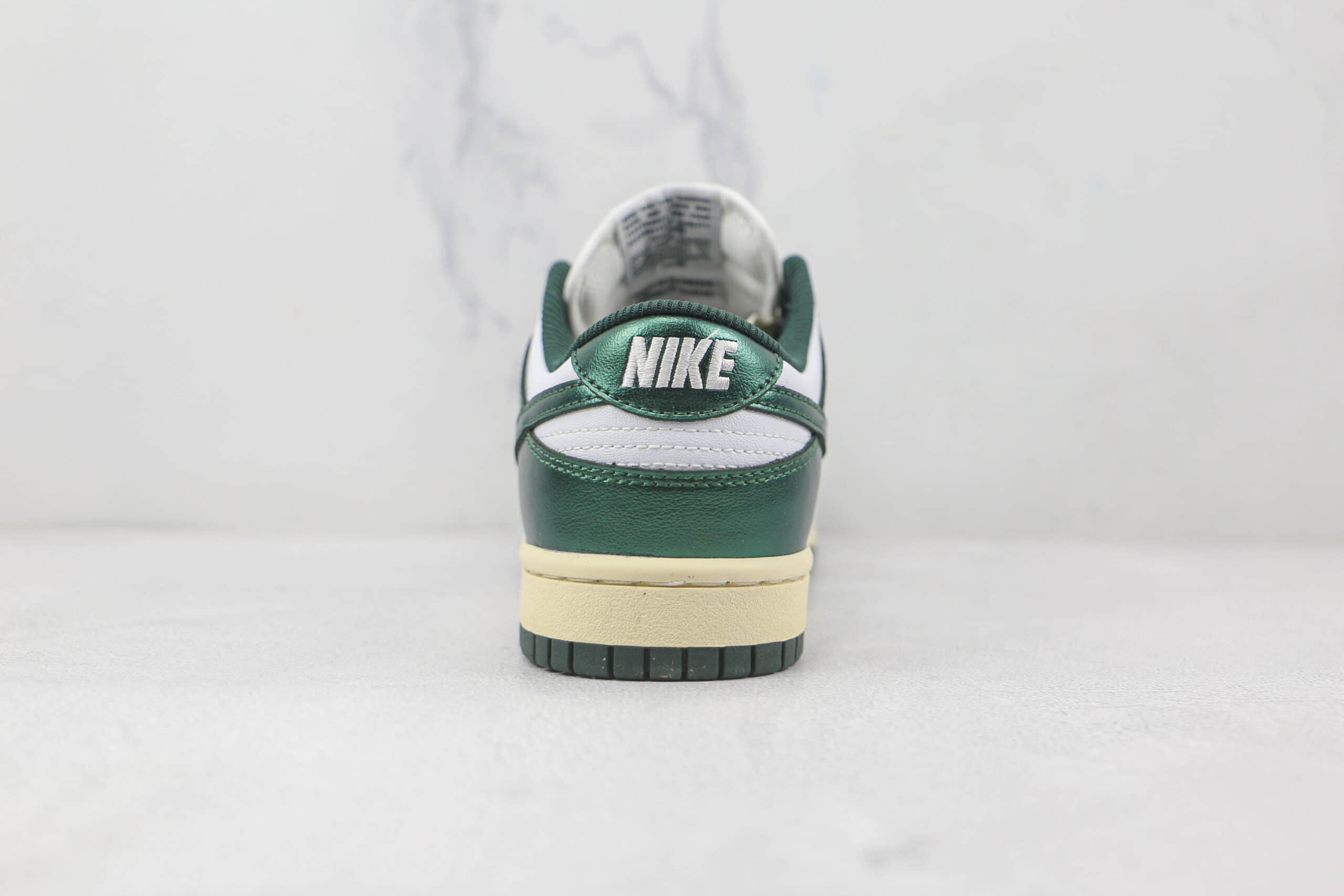 耐克Nike Dunk Low Vintage Green纯原版本低帮DUNK白绿做旧板鞋原盒原标 货号:DQ8580-100