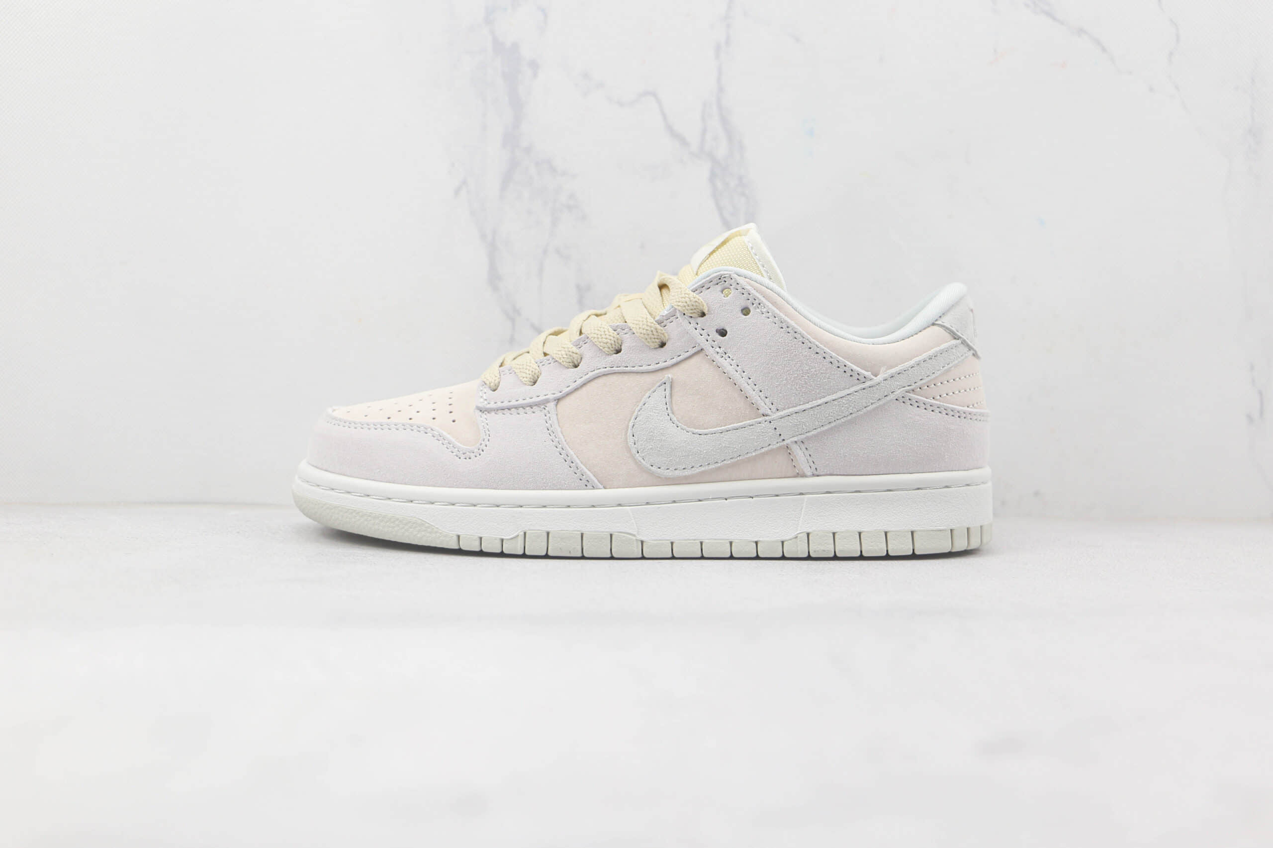 耐克Nike Dunk Low PRM Vast Grey纯原版本低帮SB DUNK复古奶灰色板鞋内置气垫 货号:DD8338-001