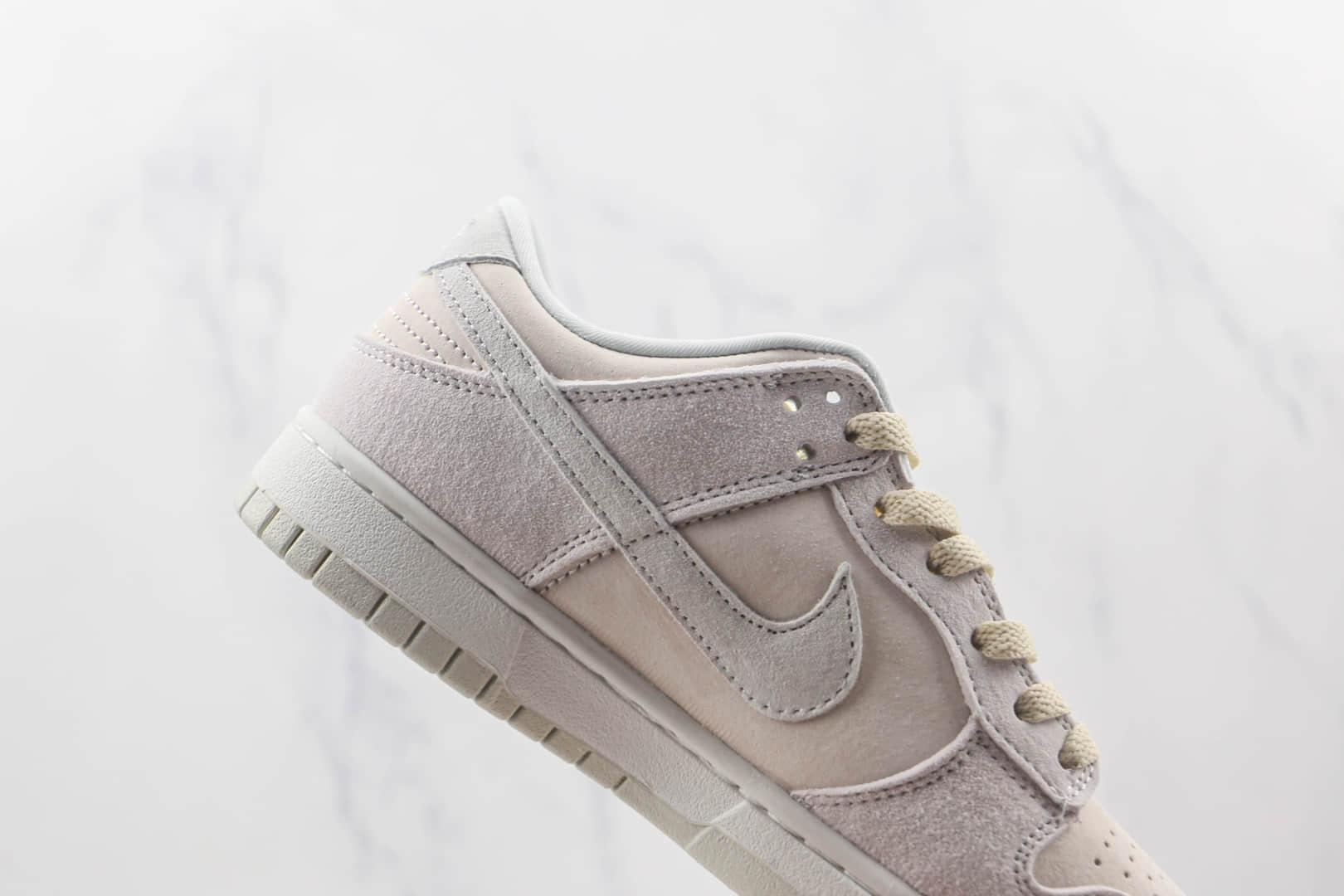 耐克Nike Dunk Low PRM Vast Grey纯原版本低帮SB DUNK复古奶灰色板鞋内置气垫 货号:DD8338-001