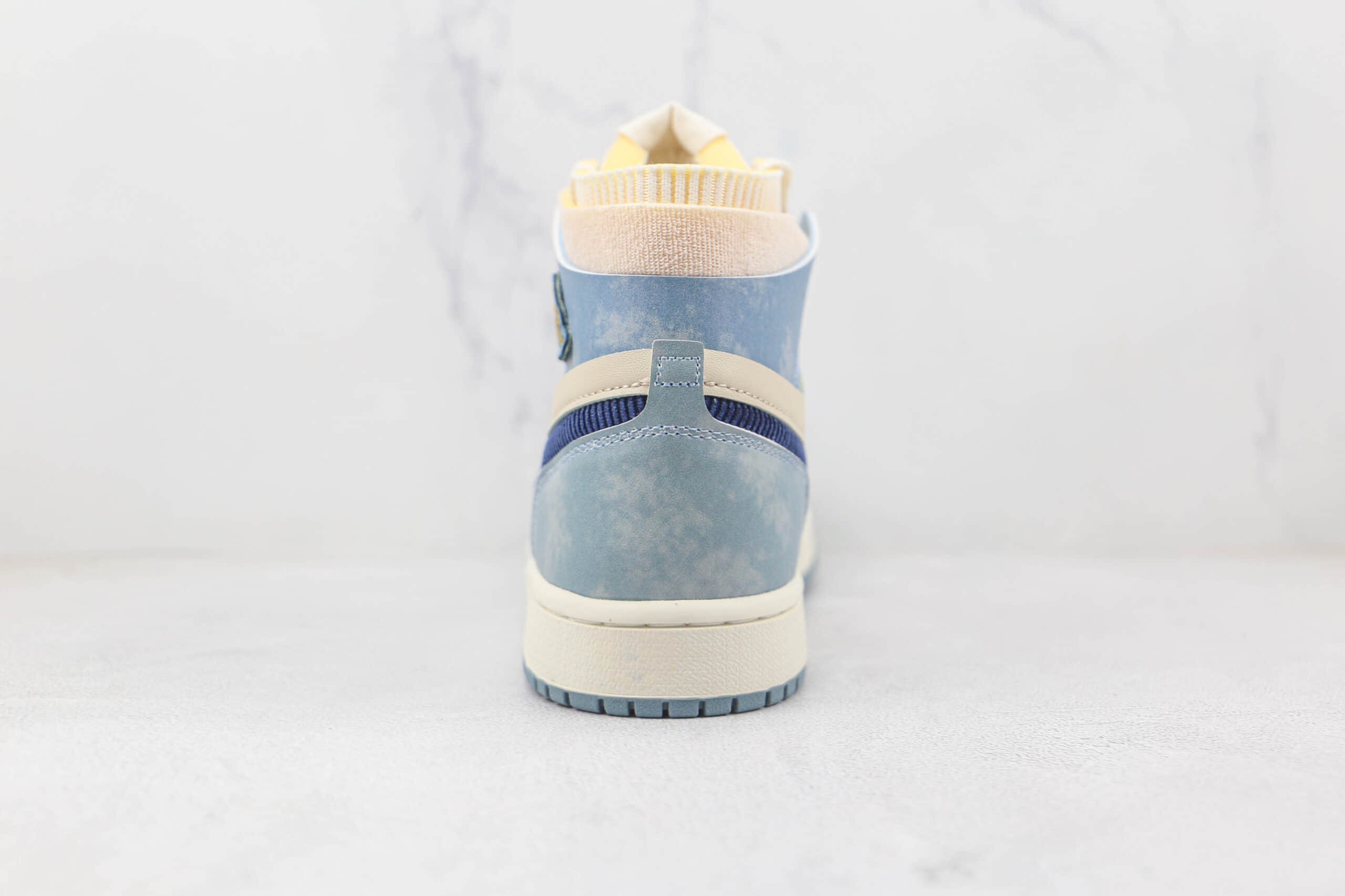 乔丹Air Jordan 1 Zoom Air CMFT纯原版本中帮AJ1彩色拼接灯芯绒板鞋原盒原标 货号:DQ5091-041
