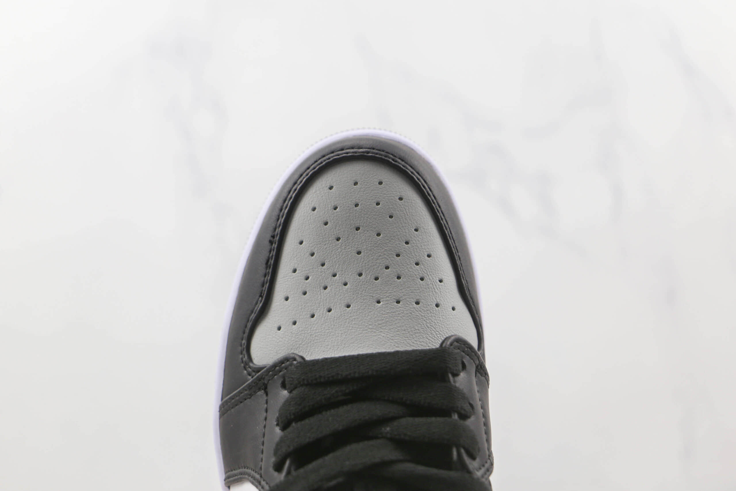 乔丹Air Jordan 1 Low Shadow Toe纯原版本低帮AJ1酷灰配色板鞋原楦头纸板打造 货号:553558-052