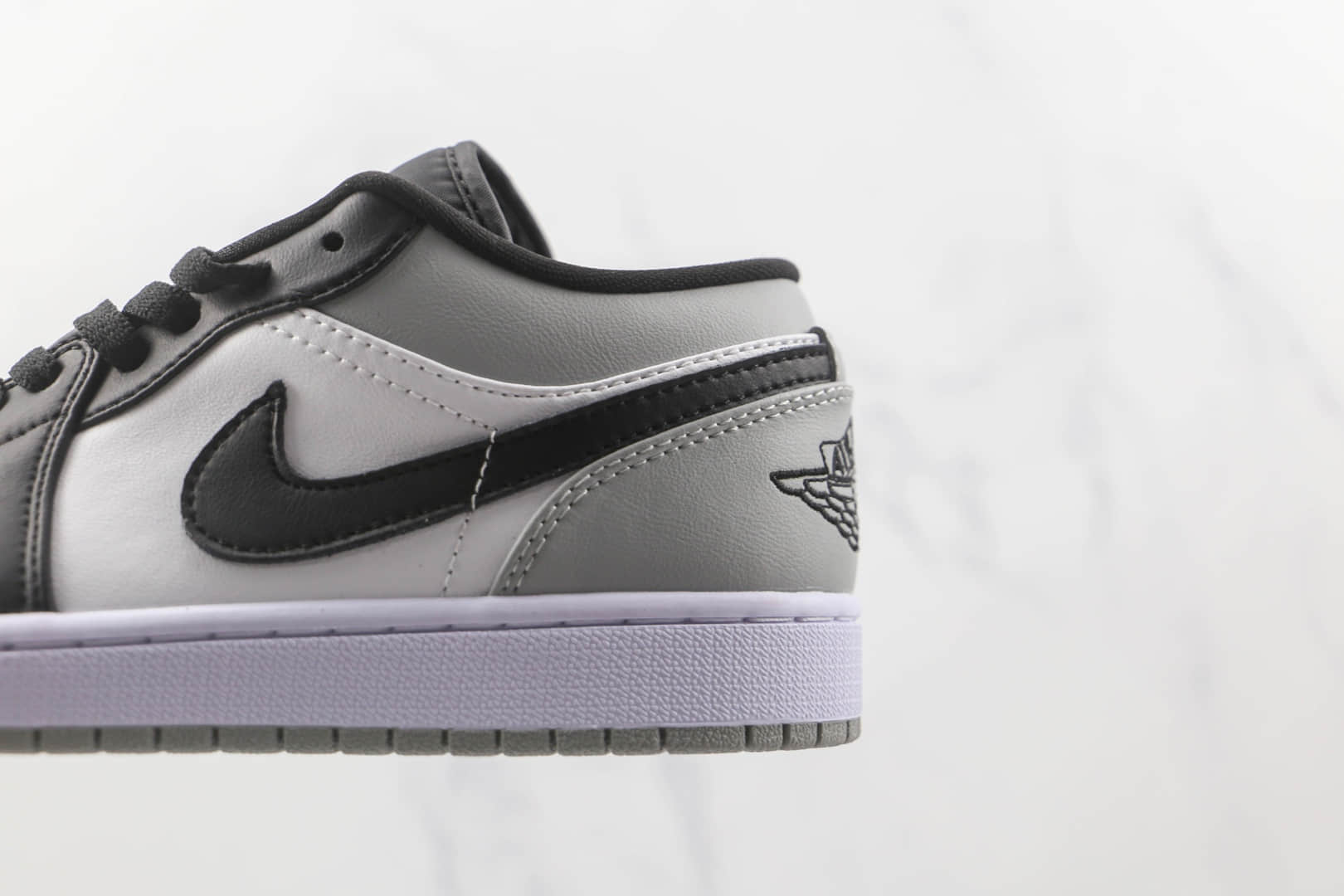 乔丹Air Jordan 1 Low Shadow Toe纯原版本低帮AJ1酷灰配色板鞋原楦头纸板打造 货号:553558-052