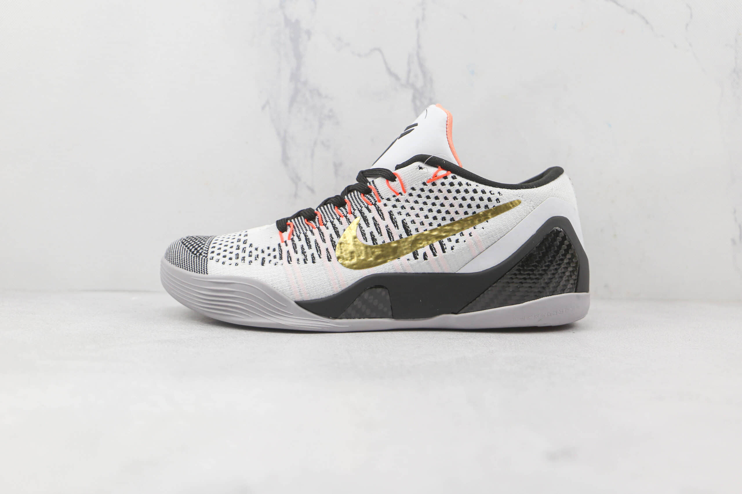 耐克Nike Kobe 9 Go Id FundamentaIs纯原版本科比9代白金荣耀篮球鞋内置气垫支持实战 货号:630847-100