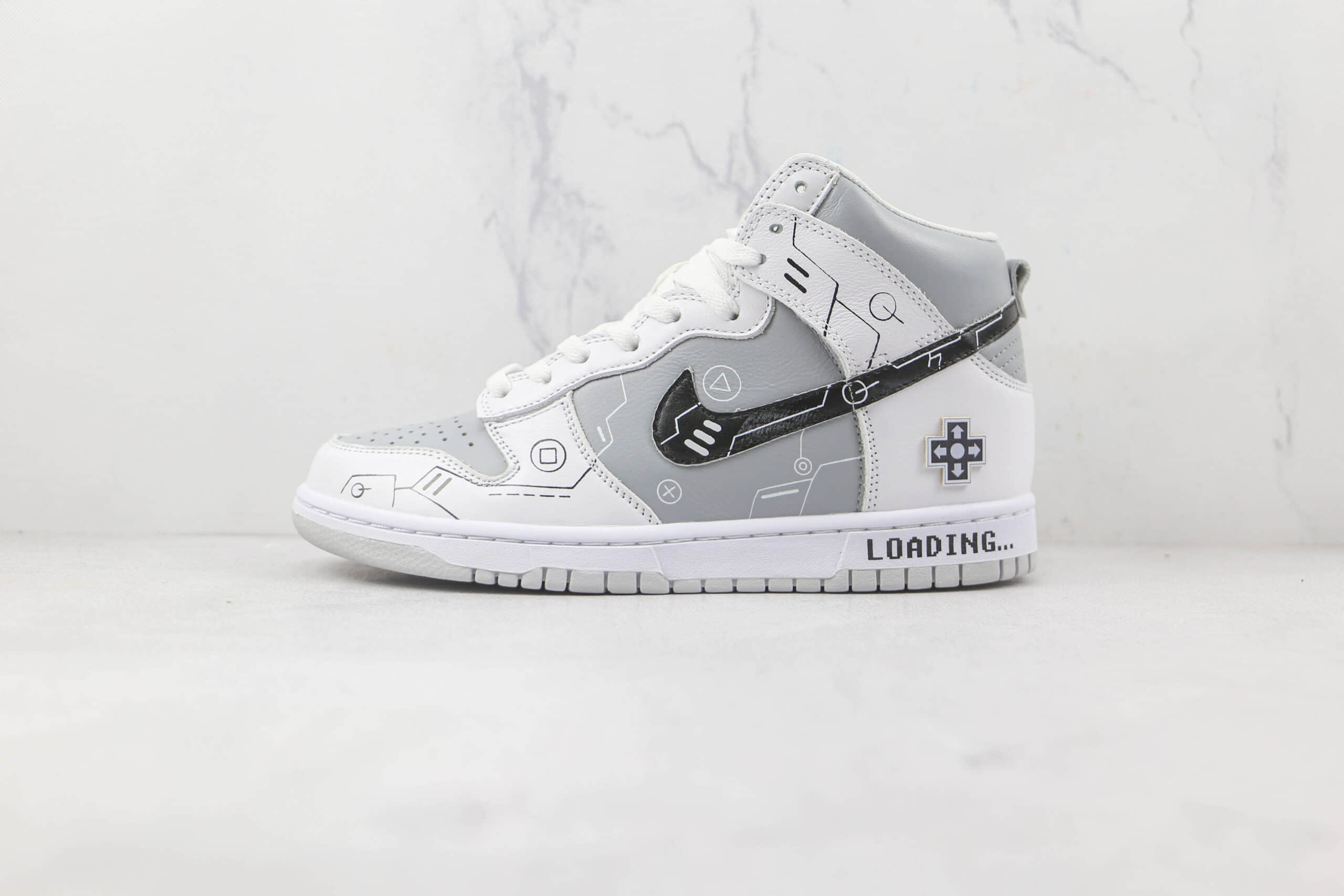 耐克Nike SB Dunk High纯原版本高帮SB DUNK电玩系列板鞋原档案数据开发 货号:CZ8149-101