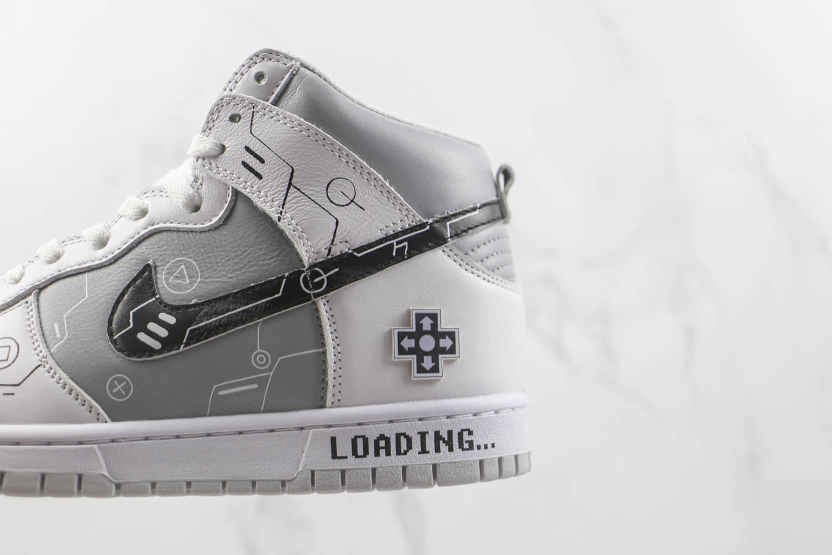 耐克Nike SB Dunk High纯原版本高帮SB DUNK电玩系列板鞋原档案数据开发 货号:CZ8149-101