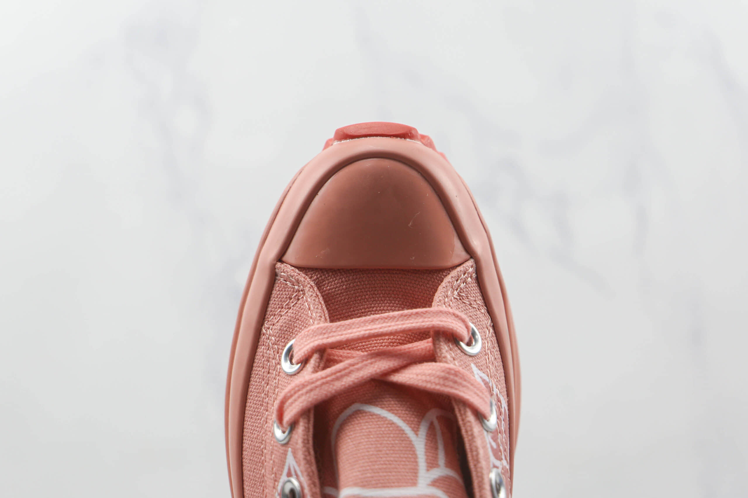 匡威Conve rse Run Star Hike Platform公司级版本厚底锯齿粉色增高帆布鞋原楦头纸板打造 货号:571877CW