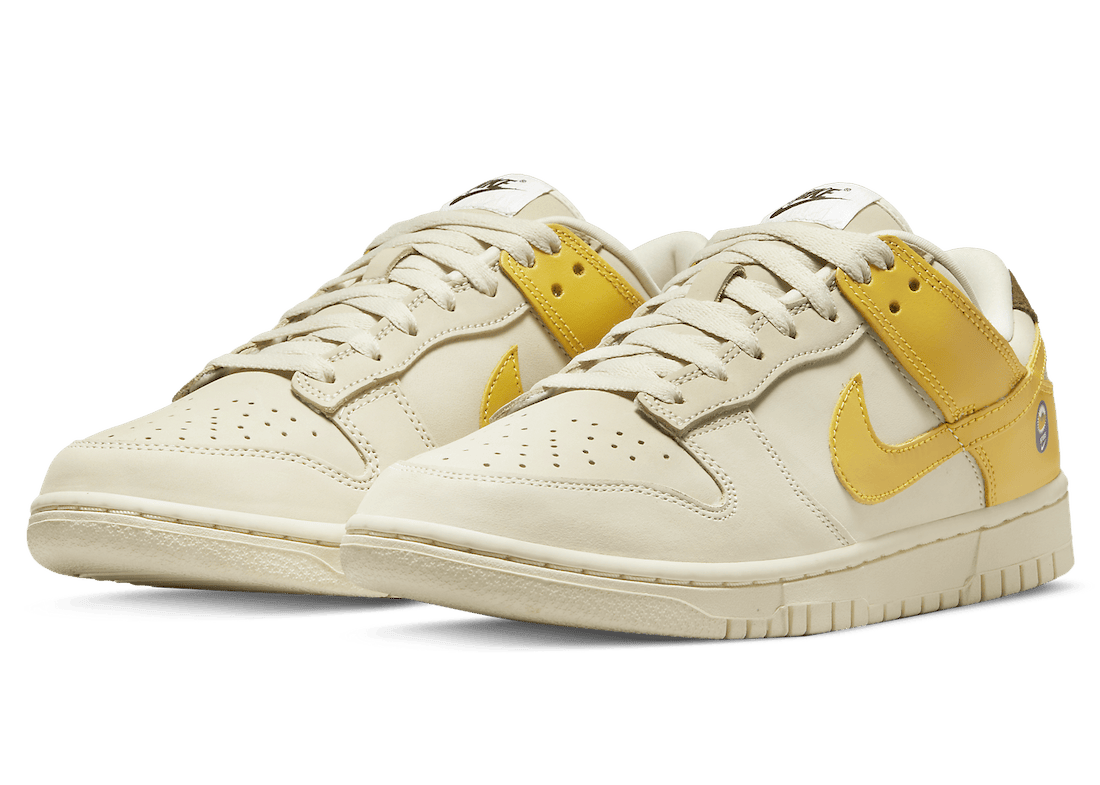 香蕉主题！全新Nike Dunk Low官图释出！ 货号：DR5487-100