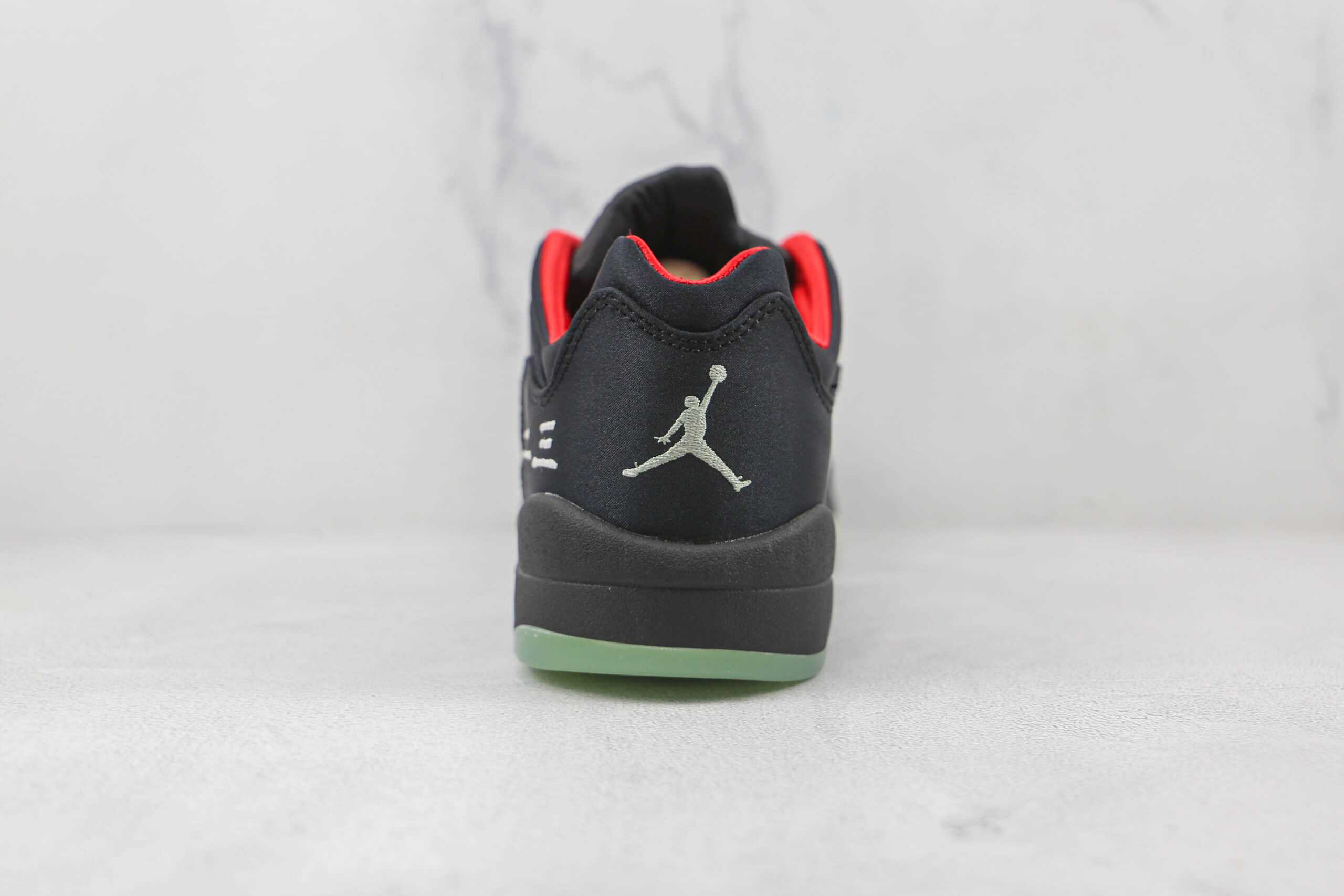 乔丹Air Jordan AJ5 Retro Low CNY纯原版本低帮AJ5中国年黑红丝绸翡翠夜光撕撕乐篮球鞋原盒原标 货号:DM4640-036