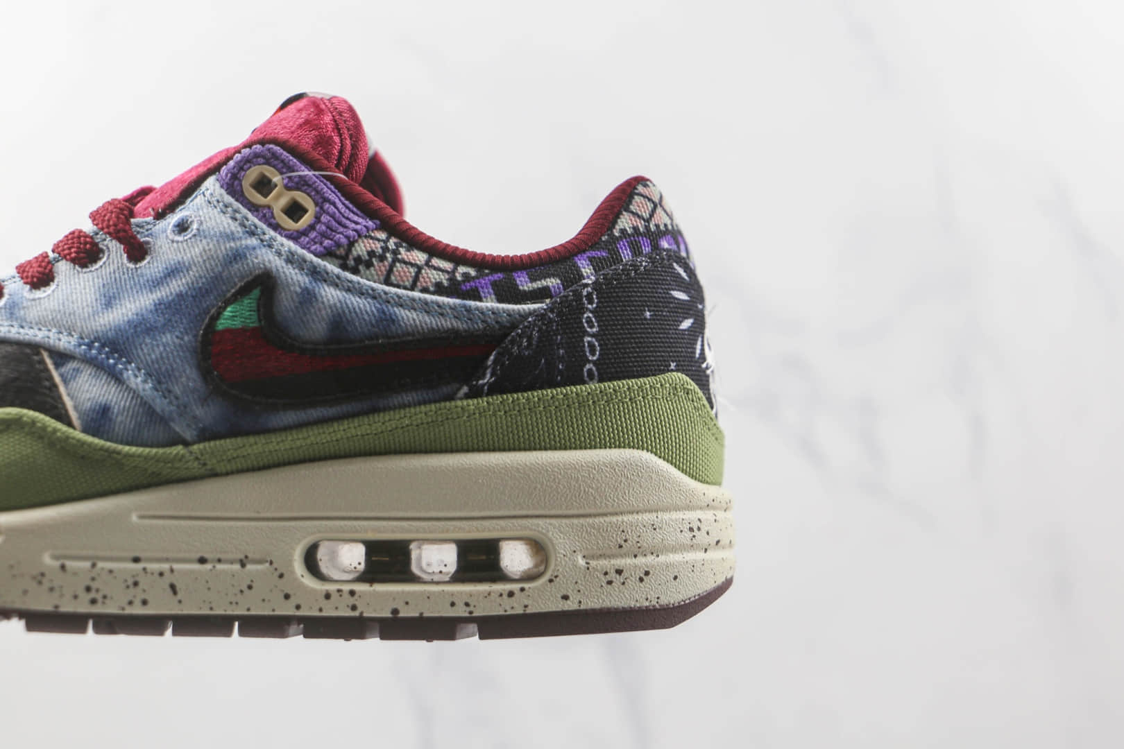 耐克NIKE AIR MAX 1 Concepts纯原版本迷彩腰果花Max1气垫鞋原档案数据开发 货号:DN1803-300