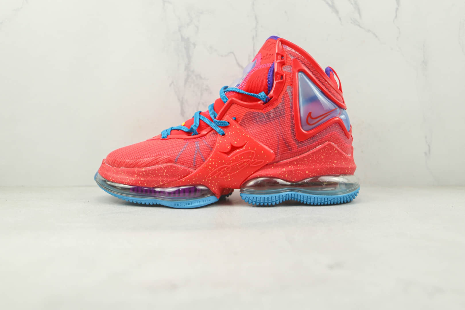 耐克Nike Lebron 19 EP纯原版本詹姆斯19代红蓝色实战篮球鞋原档案数据开发 货号:DC9340-600