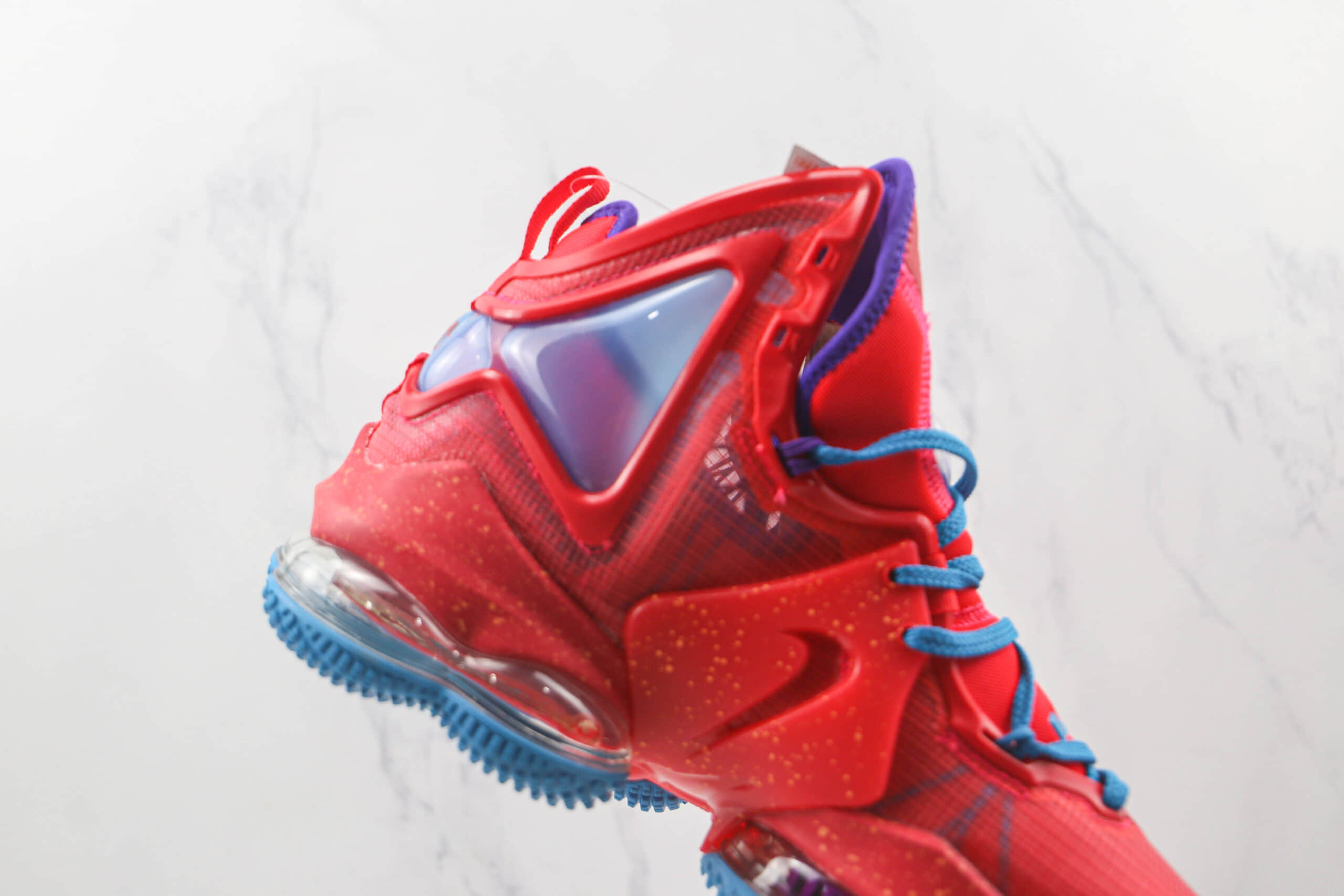 耐克Nike Lebron 19 EP纯原版本詹姆斯19代红蓝色实战篮球鞋原档案数据开发 货号:DC9340-600