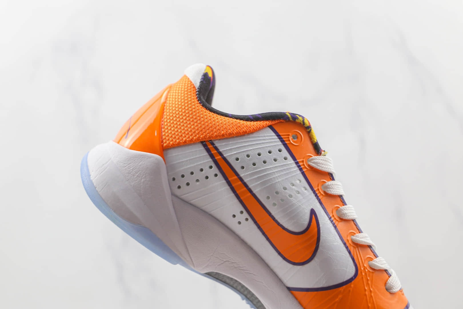 耐克Nike Kobe 5 Protro Chaos纯原版本科比5代白桔色实战篮球鞋原鞋开模一比一打造 货号:CD4991-106